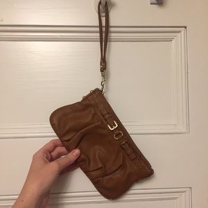 Express Leather clutch wristlet